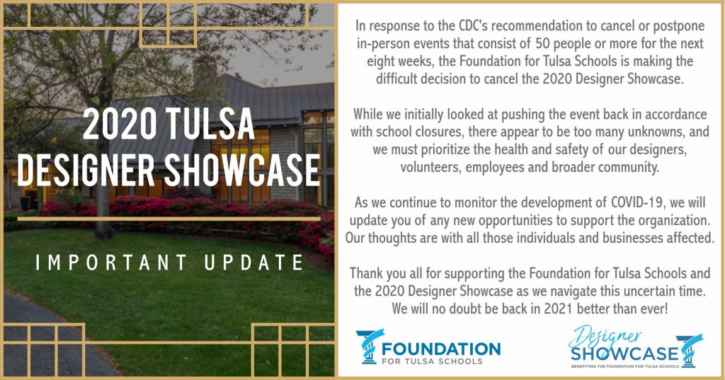 Designer Showcase Foundation for Tulsa Schools